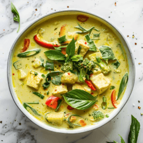 Chicken green curry