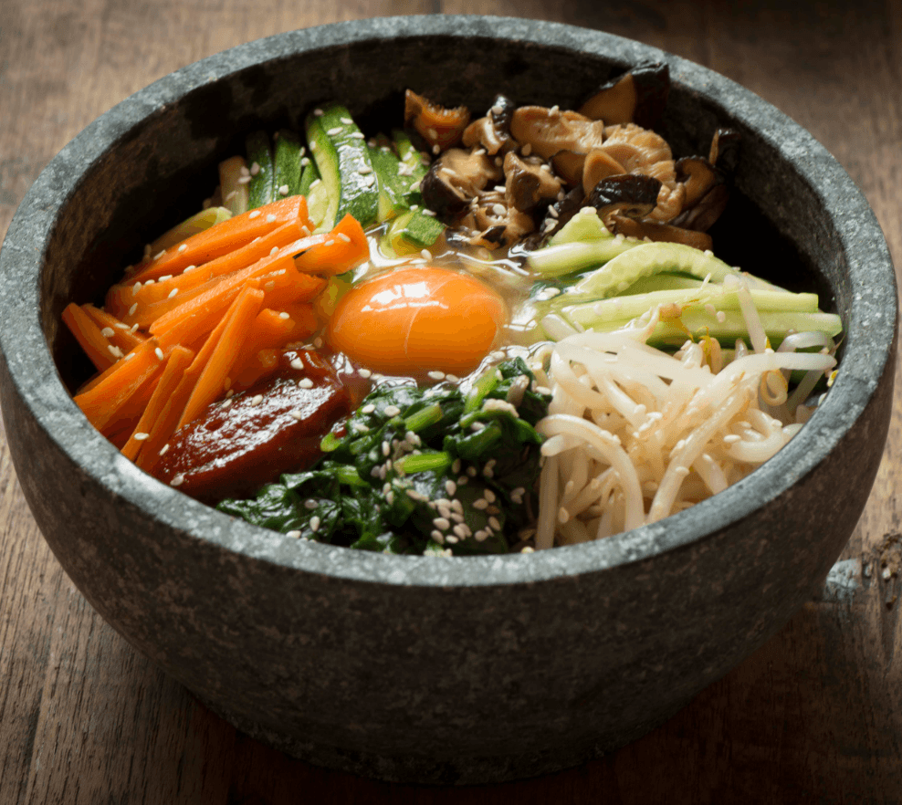 Bibimbap (simple boiled version)