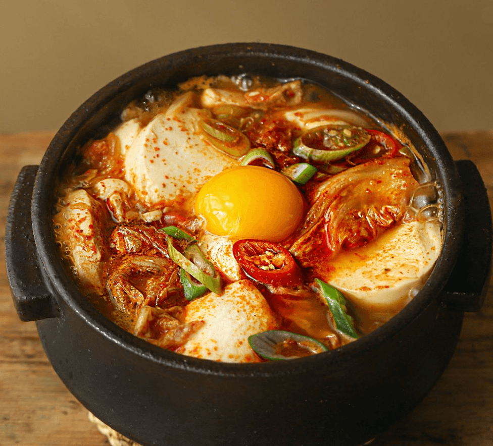 Spicy soft tofu stew