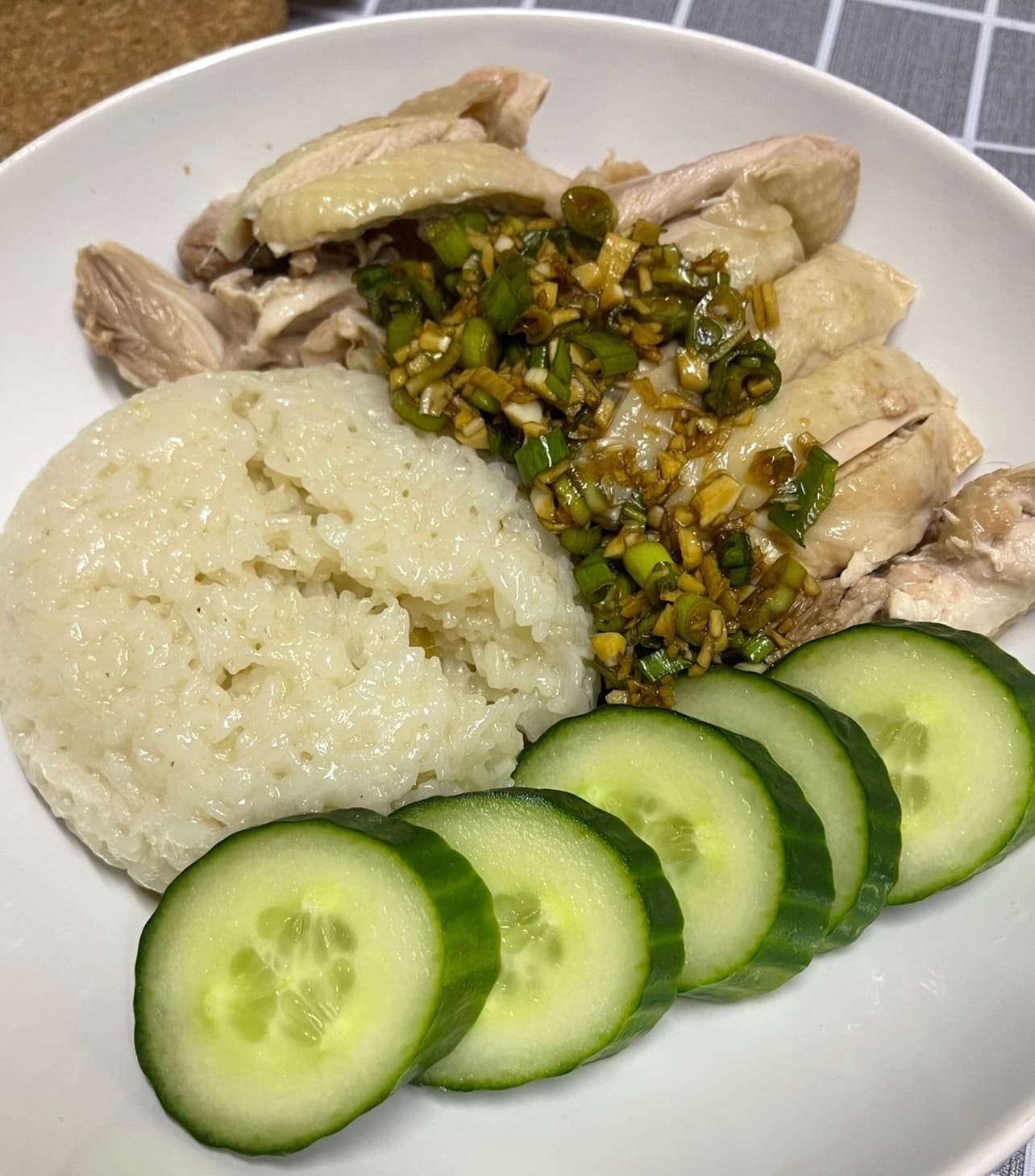 Hainanese chicken rice