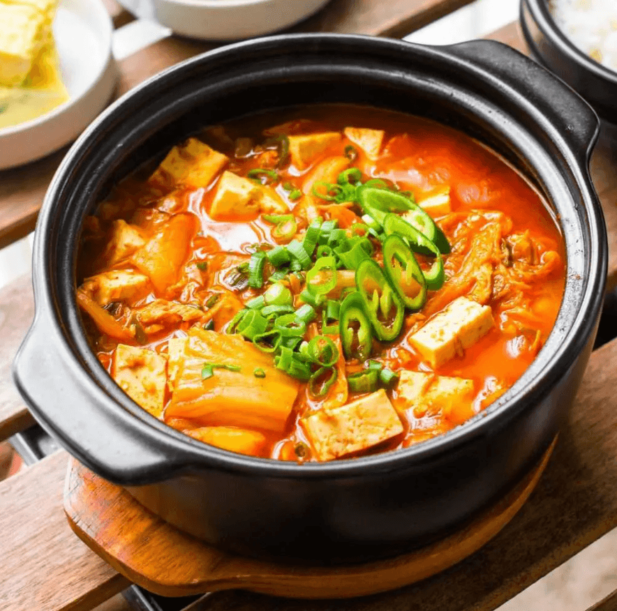 Pork kimchi stew (kimchi jjigae)